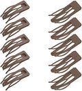Chinco Dark Brown 24 Pcs Double Grip Hair Metal Snap Clips, 2 Inch by Chinco