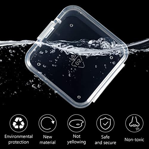 Jetec 30 Pieces Small Clear Plastic Storage Box, 1.7 x 1.7 x 0.8 Inch - Image 3