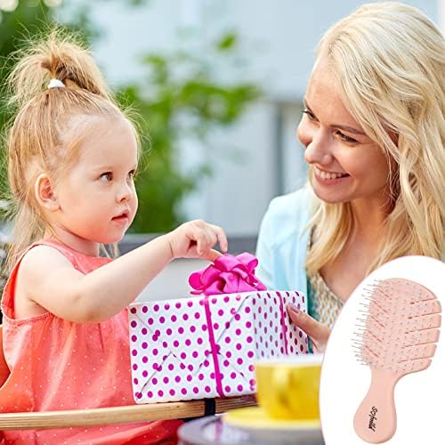 Mini Travel Hair Brush for Women, Curly & Wet Hair - Image 4