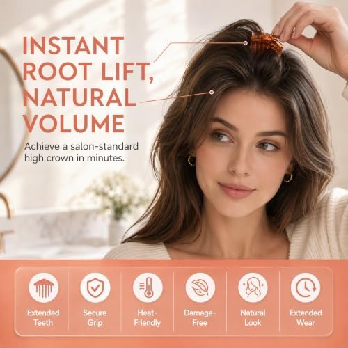 Volume Pincher Root Lift Hair Tool, Volumizing Hair Clips for Women Men - Image 7