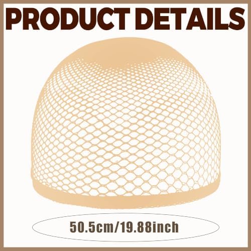Seifar Mesh Wig Caps, Breathable Nylon Hair Nets for Halloween Cosplay Costume Party,，8 - Image 2