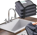 Shiny Cleaning Cloths,3pcs Shiny Drying Towels,Shower Doors Drying Towels,16 * 24in Streak Free Glass Window Car Mirror Super Absorben Microfiber Cleaning Cloths (3pcs grey16*24") by Ecopandy