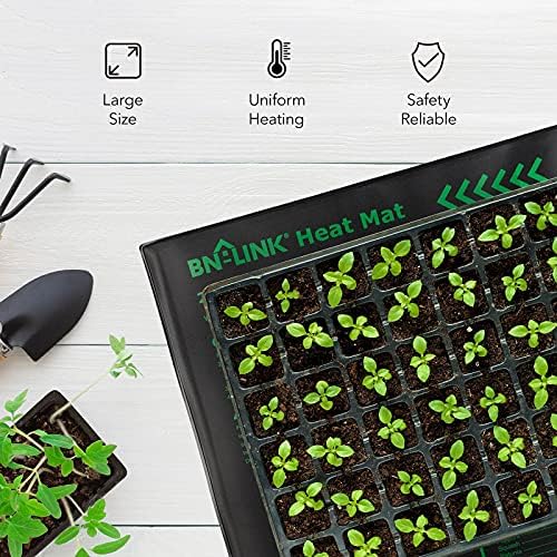 BN-LINK 20" x 20.75" Seedling Heat Mats for Seed Starting Plant Germination - Image 6