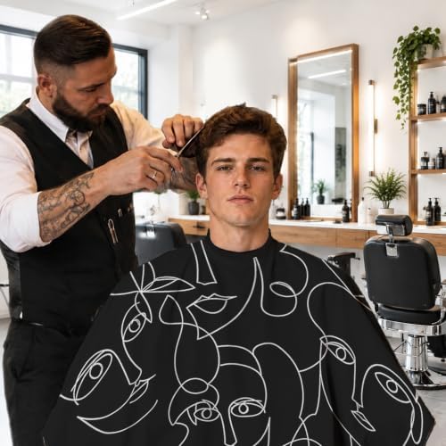 Barber Cape for Men, Professional Hair Cutting Cape for Salon Use - Image 6