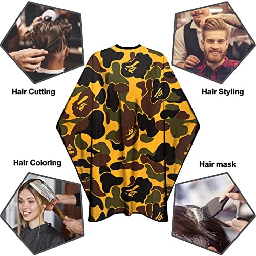 Barber Cape for Men Professional Hair Cutting Salon Cape with Snaps Waterproof Hairdressing Styling Cape- 63”× 56” - Image 5