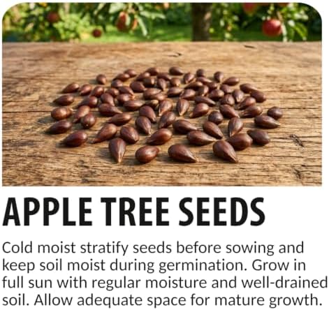 50 Apple Tree Seeds | Malus Domestica Fruit Tree Seeds for Planting - Image 4