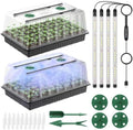 Pawfly 2 Pack Seed Starter Kit, 120 Cells, Seed Starter Trays by Pawfly