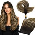 Full Shine Genius Weft Hair Extensions Human Hair 22 Inch 60g by FullShine