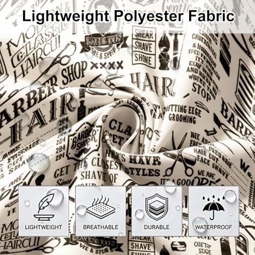 Barber Cape for Men, Professional Hair Cutting Cape for Salon Use - Image 3