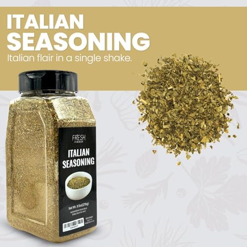 Fresh Finest Italian Seasoning 9.5oz - Authentic Mediterranean Blend, Perfect for Elevating Dishes, Securely Packaged - Image 6