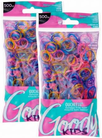 Goody Polybands, 500CT, Pack of 2 | Assorted Colors | Kids by Goody
