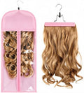 Hair Extension Holder - Wig Storage Bags with Hanger for Hair Extension Storage by Unknown