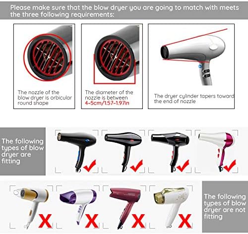 Segbeauty Hair Diffuser with Deep Bowl, Adjustable Air Flow Professional Hair Diffuser Attachment for Curly Wavy Hair, Hairstylist Barber Salon Tool Fitting Most Blow Dryer with 1.57"-1.97" Nozzle - Image 3