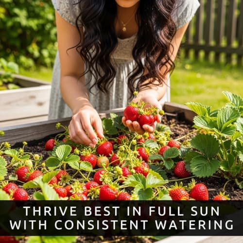 10 Rich Sweetness Strawberry Plants | Everbearing Live Berry Plants - Image 5