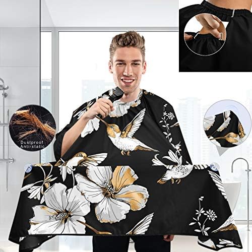 visesunny Professional Barber Cape Polyester Hair Cutting Salon Cape Apron Anti-Static Beard Bib Grooming Apron - Image 3