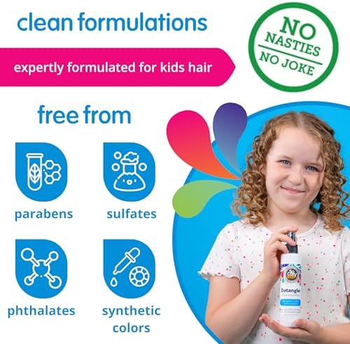 SO COZY Kids 2-in-1 Detangler & Leave In Conditioner Spray, 5.2 Fl Oz - Image 5