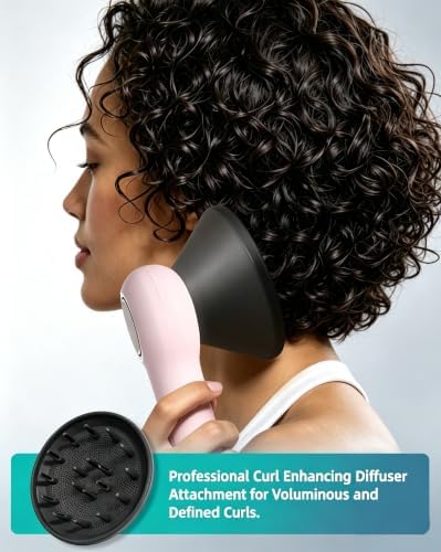 Magnetic Diffuser for L'ANGE HAIR Axia HaloRing Ionic Hair Dryer - Image 3