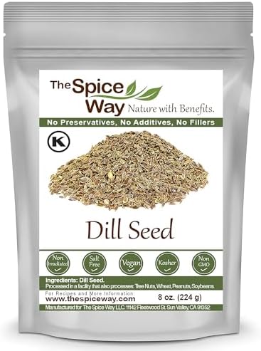 The Spice Way Dill Seed 8 oz Pickling Seasoning for Pasta Salads and Soups by TheSpiceWay