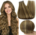 Full Shine Weft Hair Extensions Human Hair for Women 12 Inch 80g by FullShine