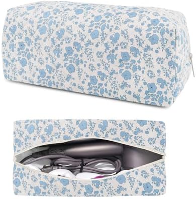 Hair Tools Travel Carrying Bag, Quilted Floral Bag for Shark Flexstyle by darkswan