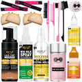 Lace Tint Mousse Wig Milk Spray for Synthetic Hair, Leave-in Conditioner Spray Conditioner ＆ Detangler Moisturizer, Wig Glue for Lace Front Wigs Strong Hold Hair Adhesive Wigs Accessory Essentials Kit by Goiple