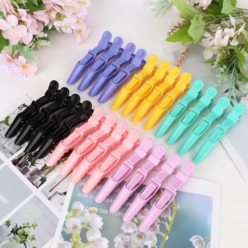 Ondder 24 Pack Alligator Hair Clips, Clips for Hair Sectioning, Hair Styling Accessories for Women Men Girls Teens,Multicolor - Image 7