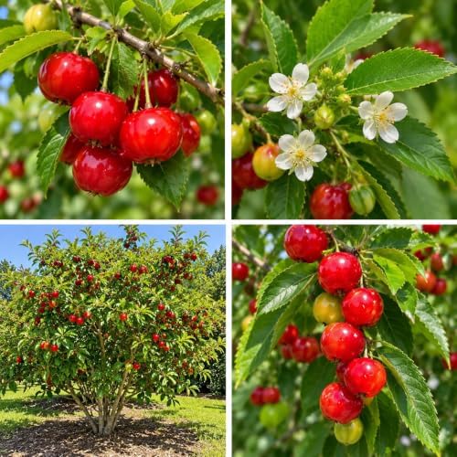 4 Red Jamaican Cherry Tree - Strawberry Tree Starter Live Plant (4 Pack) - Image 5