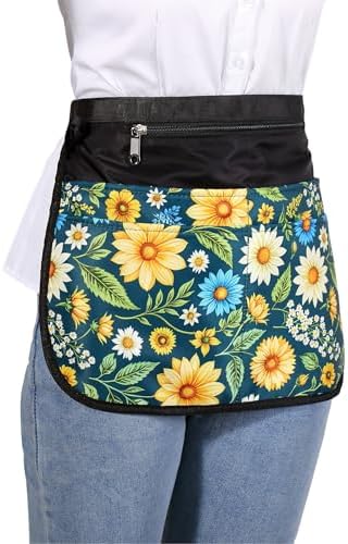 Barber Apron with 5 Pockets, Waterproof and Bleach-proof Hair Stylist Apron for Men and Women - Image 4