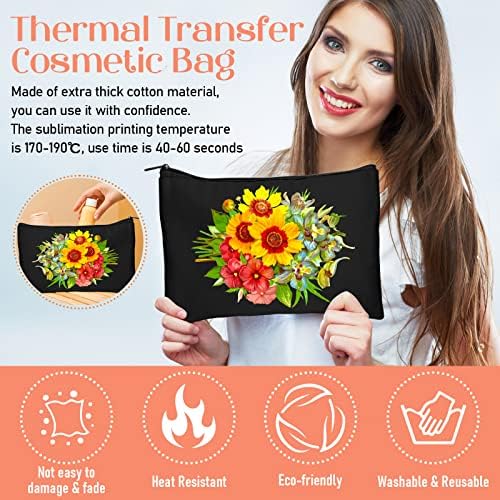 Legigo Blank Canvas Bags Zipper Pouch Makeup Bags Pencil Pouch Bulk - Image 3