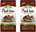 Espoma Organic Plant-Tone 5-3-3 Natural & Organic All Purpose Plant Food; 4 lb. Bag; Organic Fertilizer for All Flowers, Vegetables, Trees, and Shrubs. Pack of 2 by Espoma