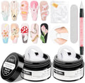 White 3D Molding Gel for Nails Art Non-Stick Hand Solid Builder Gel by SUPWEE