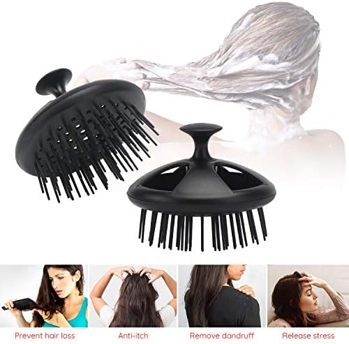 Segbeauty Dandruff Brushes, 2pcs 0.8 inches Long Hard Bristle Scalp Massage Brushes for Thick or Thin 2c to 3b Curly Hair, Shower Comb for Deep Cleaning Beard Pet Grooming Hair Care for Women Men - Image 6