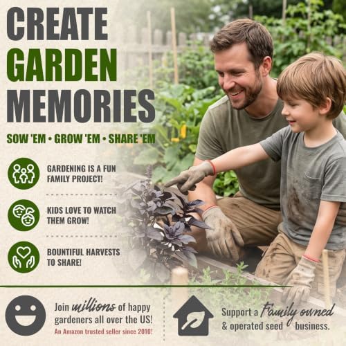 Seed Needs Opal Basil Seeds to Plant an Herb Garden - 10 Packs - Image 6