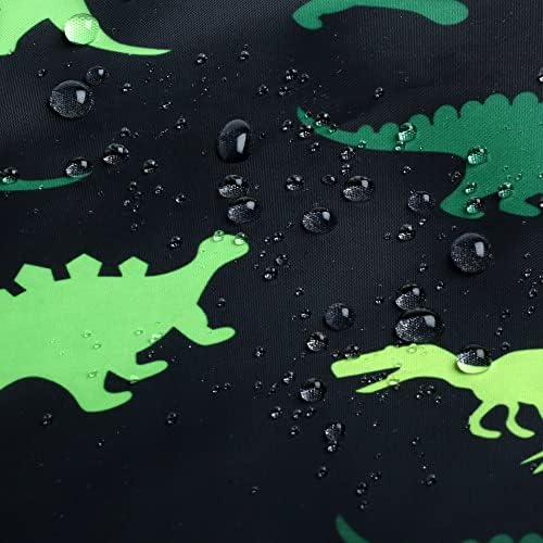 Kids Size Dinosaur Barber Cape for Hair Cutting with Plastic Snaps - Image 3