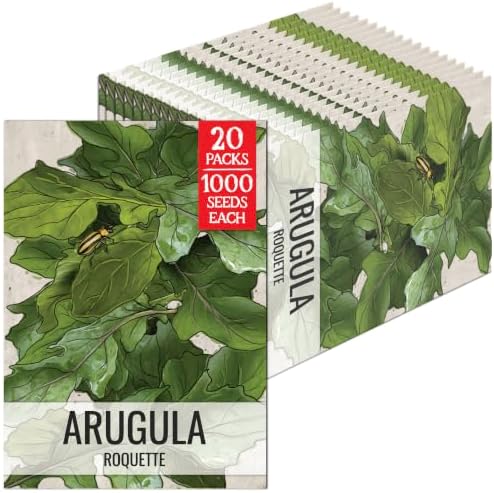 Seed Needs Arugula Seeds to Plant an Herb Garden - 20 Packs by SeedNeeds