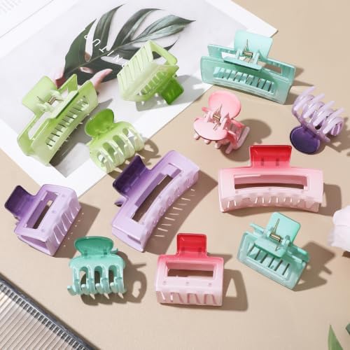 SMKSL 12 Pcs Hair Claw Clips for Women & Girls Summer Hair Accessories - Image 5