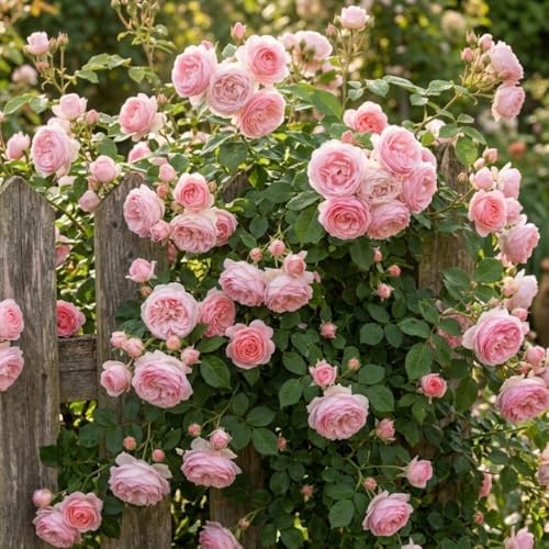 Light Pink Live Rose Plant, Fragrant Garden Rose, 2-3 Inch Tall - Image 4
