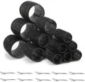 Self Adhesive Hair Rollers 18Pcs 3 Sizes Hair Curlers (Large/Medium/Small) with 10 Metal Clips, Volume Curling Tools for all Hair Lengths Women by Unknown