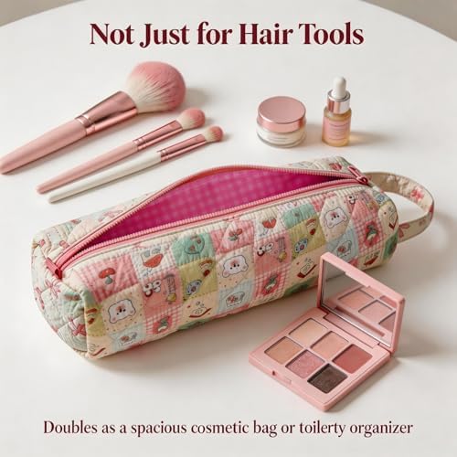 Hair Tools Travel Bag, Hair Tool Bag Organizer, Cartoon Pettern - Image 5