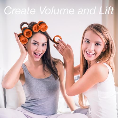 24pc Bright Colored Hair Rollers Set - Assorted Sizes Classic - Image 5