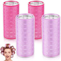 WILLBOND 4 Pcs Aluminum Thermal Hair Rollers for Women, 4.7 X 2 Inch by Willbond+Technology+Limited