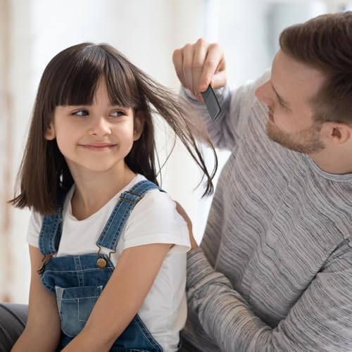 Kolavia 6 PCS Hair Comb Set Black, Durable Wide and Fine Tooth Rat Tail Hair Barber Comb for Women & Man, Professional Combs for Wet Curly Natural Hair Detangling Parting Teasing Styling & Cutting - Image 6