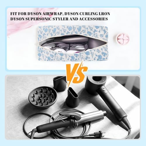 Hair Tools Travel Carrying Bag, Quilted Floral Bag for Shark Flexstyle - Image 2