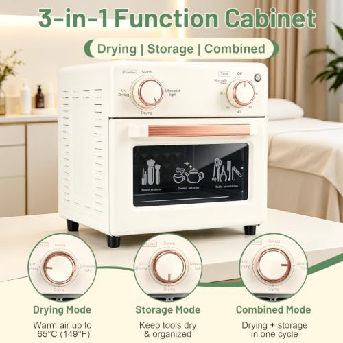 yofuly 10L Nail Tool Cleaning Machine & Hot Air Dryer - Image 2