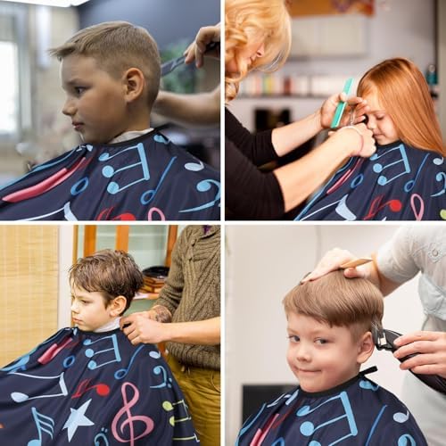 Professional Hair Cutting Cape(2 Pack), Salon Barber Cape with Adjustable Snap Closure - Image 7