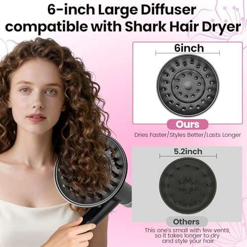 Large Hair Dryer Diffuser Attachment for Shark SpeedStyle - Image 3