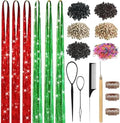 Hair Tinsel Kit for Girls Women Fairy Glitter Tinsel Hair Extensions by LEDIZE