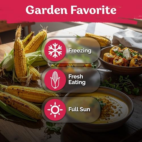 105 Golden Bantam Sweet Corn Heirloom Vegetable Seeds, Zea Mays - Image 6