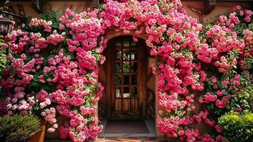 295+pcs Climbing Rose Seeds for Planting, Rose Hummingbirds Vine Flower Seeds, Heirloom Non-GMO Bloom Flowers Plants for Home Garden Outdoors Indoors - Image 3