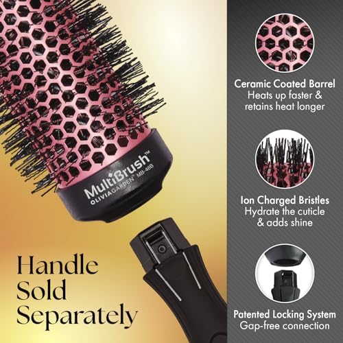 Olivia Garden MultiBrush - Non-Electrical Detachable Thermal Brush with Ceramic Barrel - Image 4